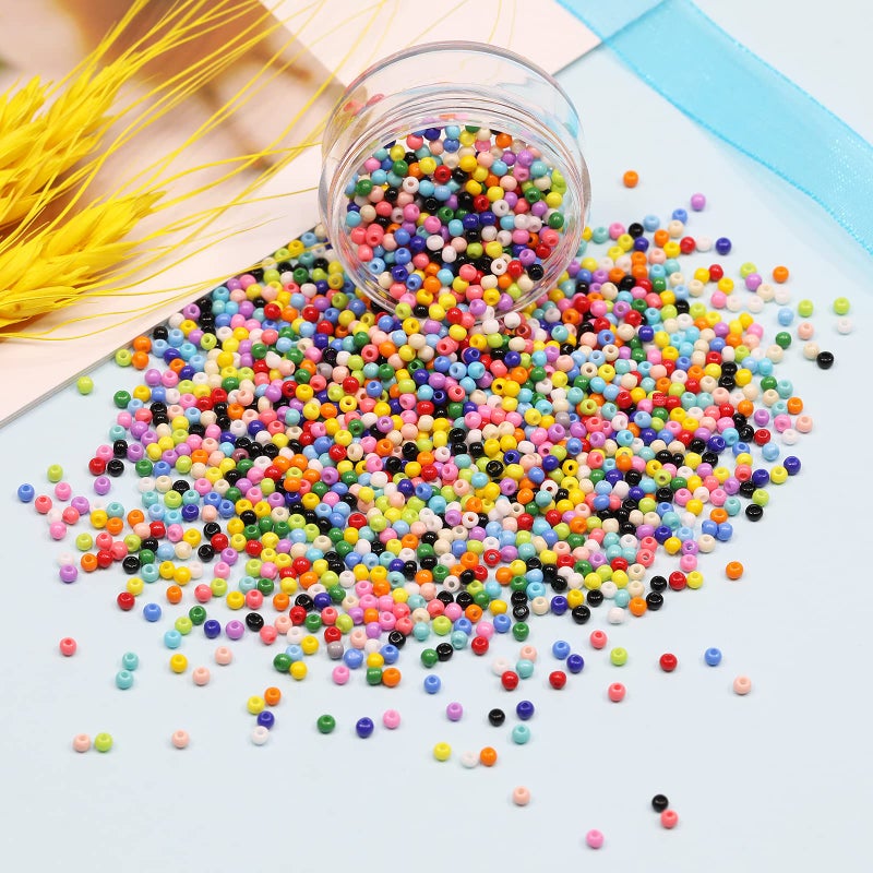 Bala&Fillic Size Almost Uniform 2mm Round Seed Beads About 20000pcs in Box, 12/0 small Seed Beads for Jewelry Making (About 850pcs/Color, 24 Colors) - Image 5